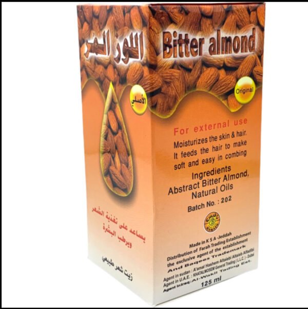Original Natural Bitter Almond Oil for Hair 125ml - Image 2
