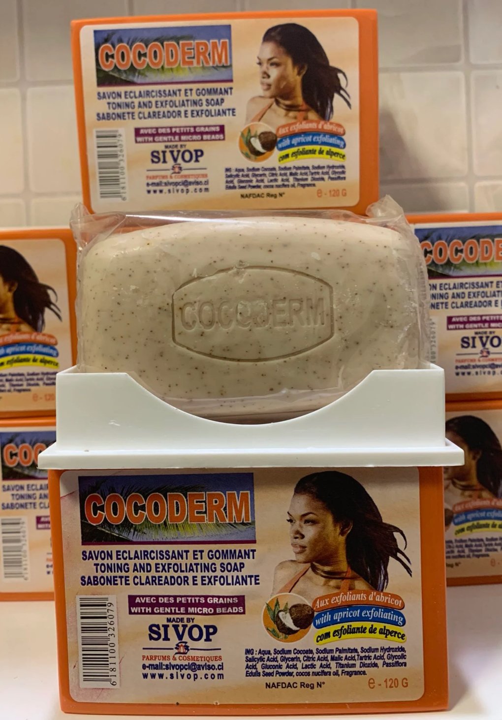 Cocoderm Skin Lightening and Toning Soap with Coconut Extract (120g)