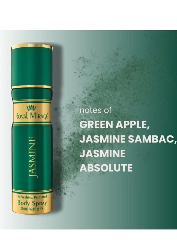 Royal Mirage 200ml Jasmine Body Spray - Image 3