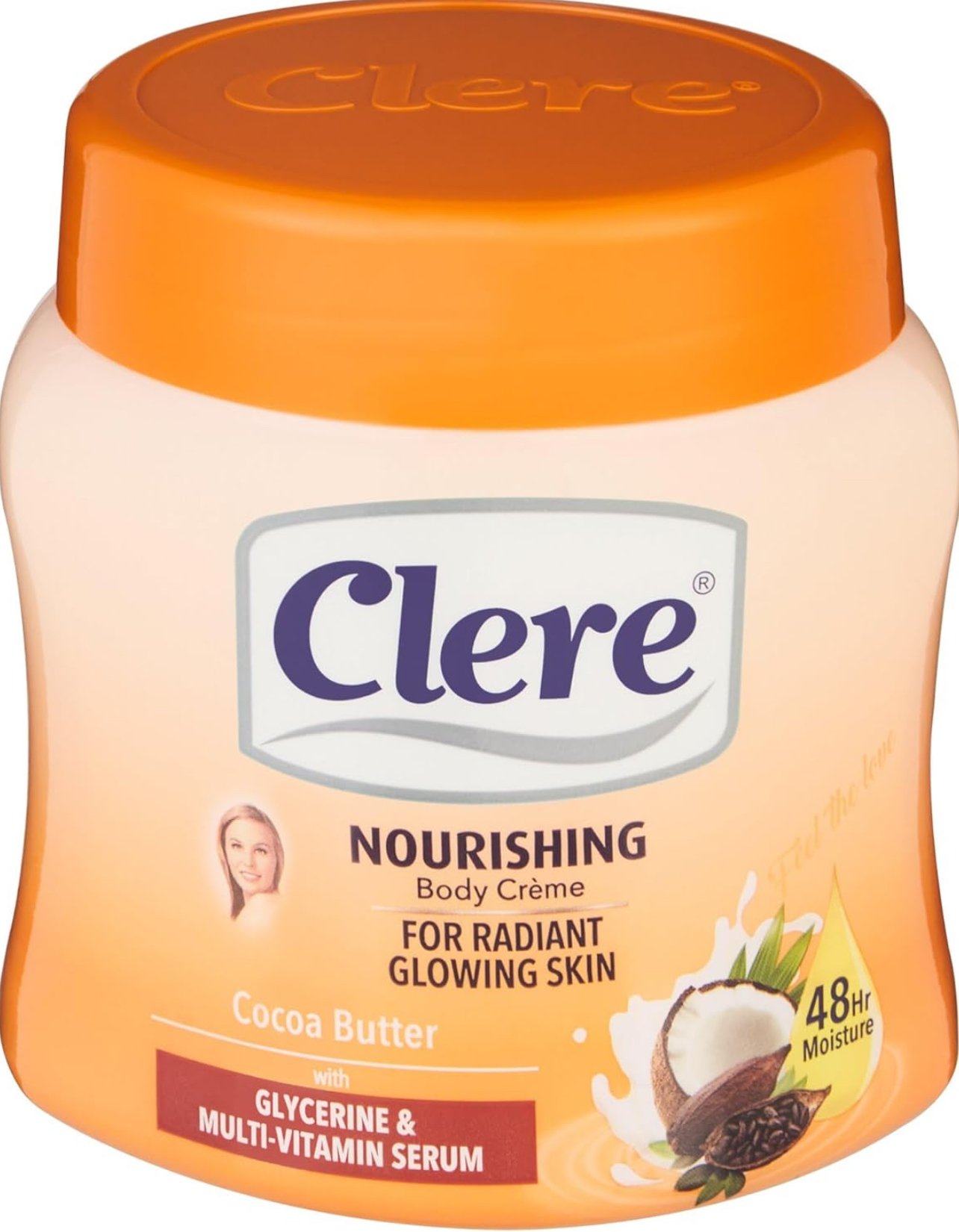 Clere Cocoa Butter Clere Cream Pure Glycerine Enriched With Vitamins E & A - 500 ML - Image 2