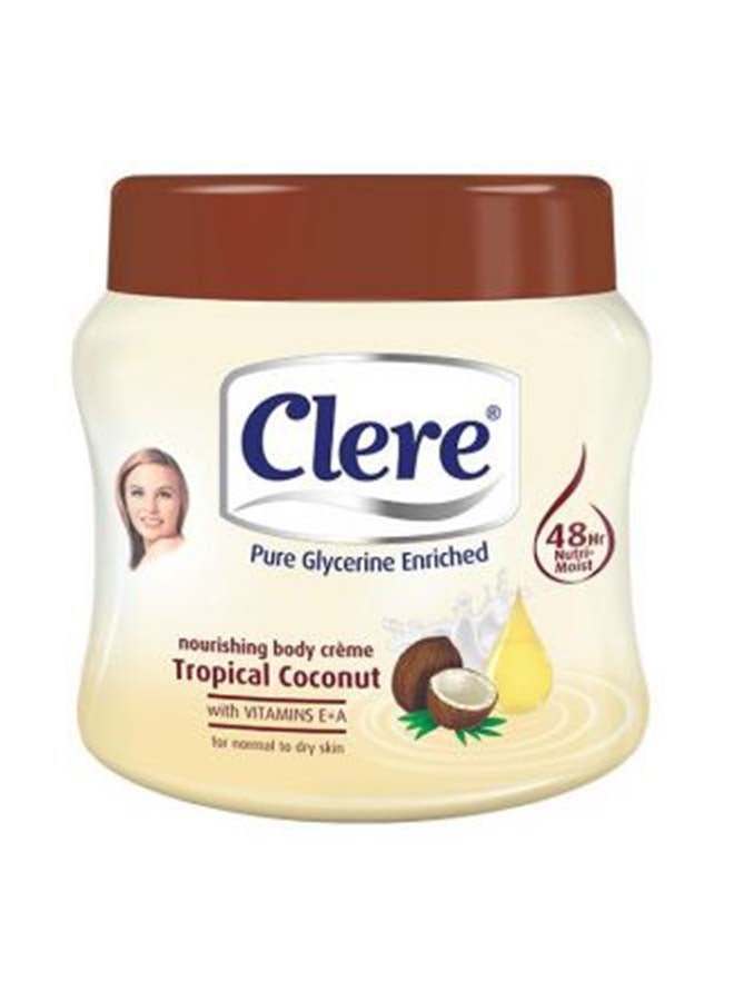 CLERE Clere Nourishing Body Crème Tropical Coconut 500ml