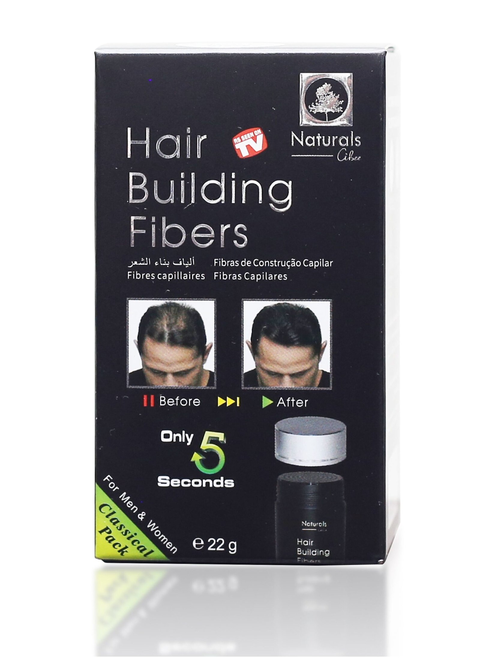 Naturals Hair Fibers for Thinning Hair Thicker Hair in 15 Seconds - Reduces Hair Loss and Looks Younger - Designed for Men and Women - Image 3