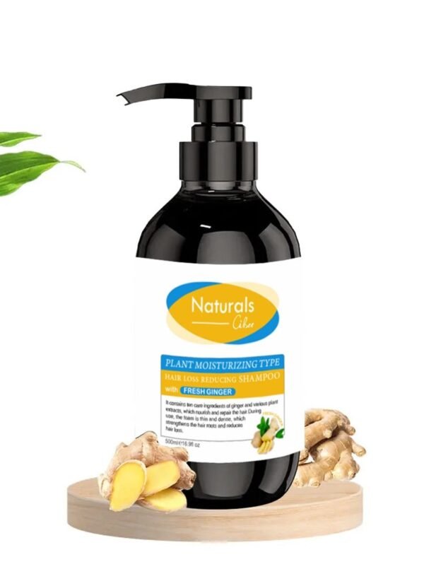 Naturals Nourishing and moisturizing shampoo for hair and reduces hair loss with ginger 500 ml - Image 4