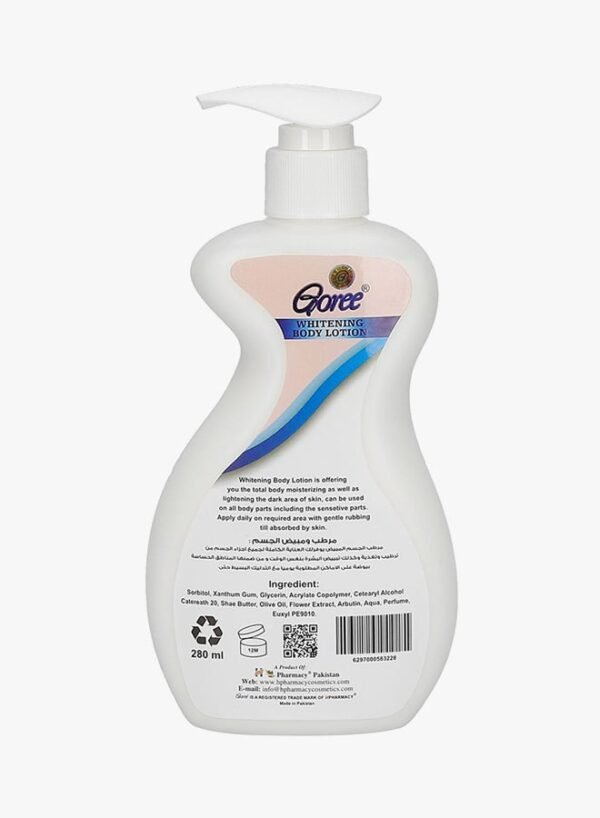 Goree Whitening Lotion SPF 30 White 280ml - Image 2