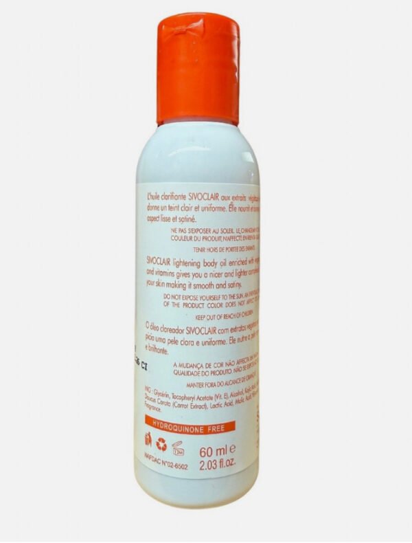SivoClair Lightening Body Oil 60ml - Image 2