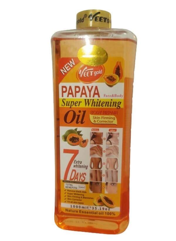 Veet Gold Papaya Super Whitening Oil 1000ml