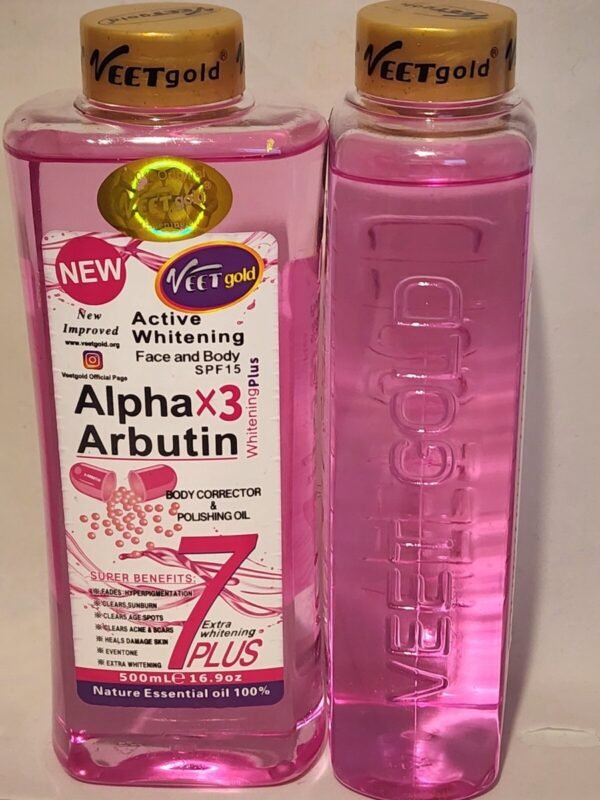 Veet Gold AlphaX3 Arbutin Body Corrector Oil 500ml
