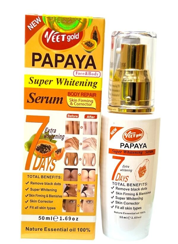 Veet Gold Papaya Super Whitening Body Repair Serum 50ml