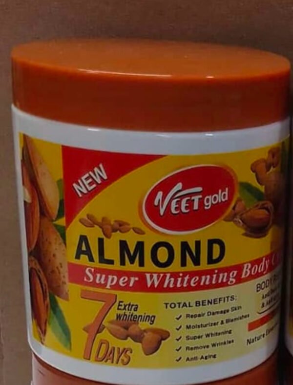 Veet gold almond super whitening body cream 500g