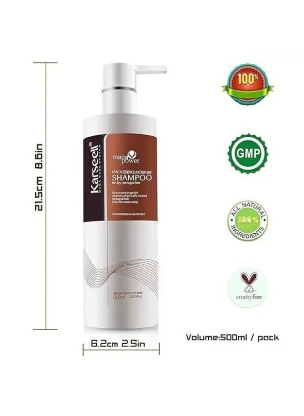 Karseell Shampoo - Volumizing and Moisturizing, Gentle on Curly and Color-Treated Hair 500 ml (16.9 oz) - Image 7
