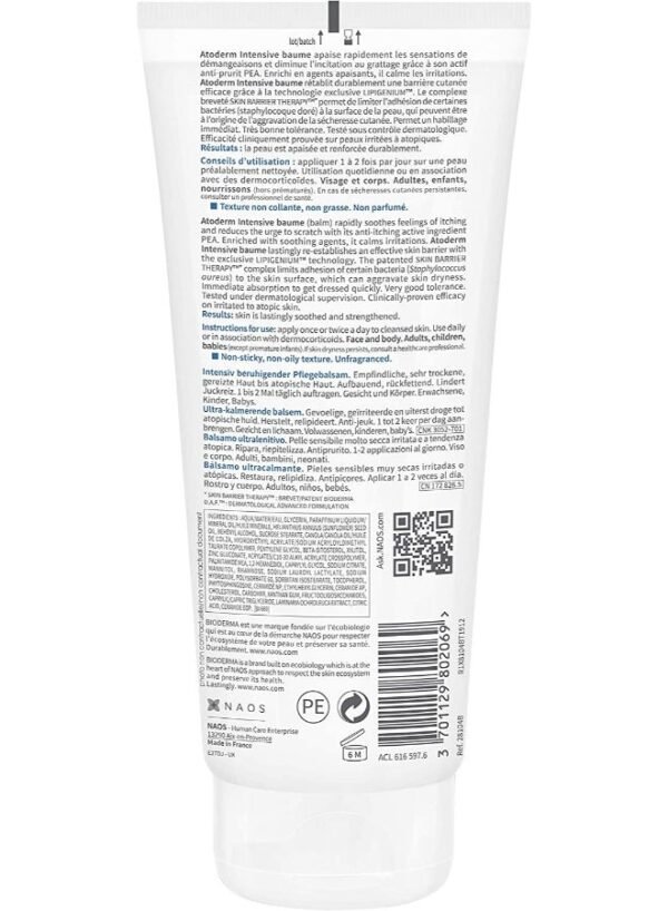 Bioderma Atoderm Intensive Balm 200ml - Image 2