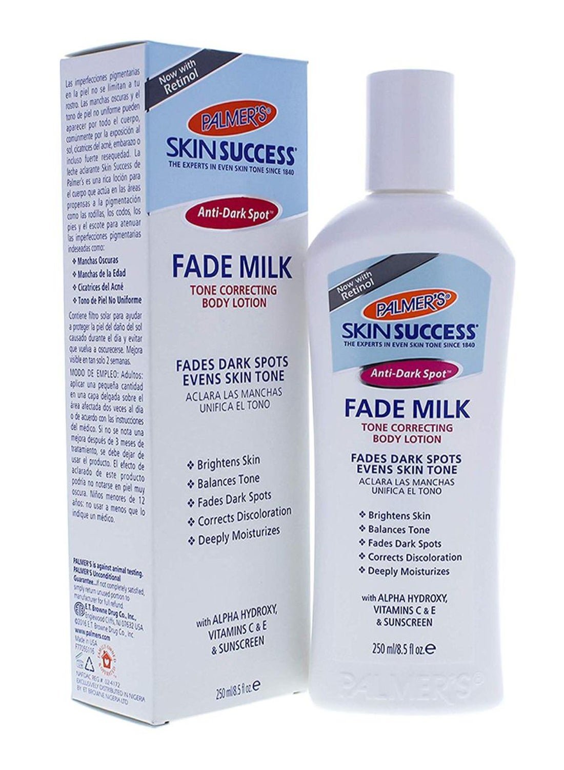 Palmers Skin Success Fade Milk Anti-Dark Spots Body Lotion 250ml