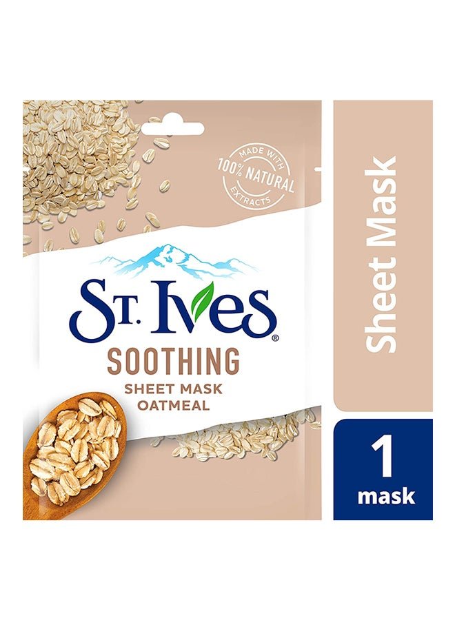 St. Ives Beige Oatmeal Hydrating Face Mask - Image 3
