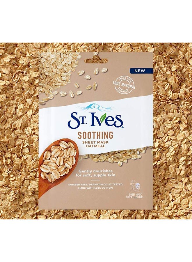 St. Ives Beige Oatmeal Hydrating Face Mask - Image 4