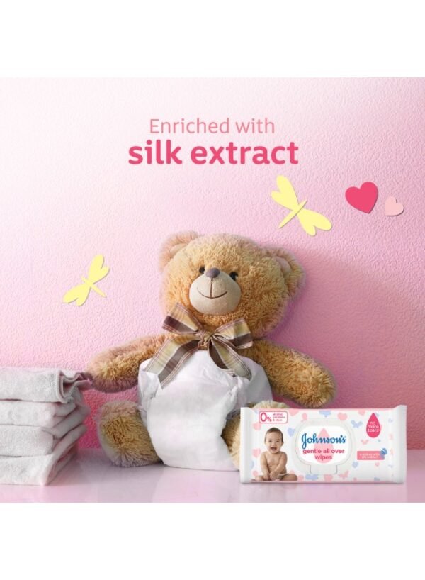 Johnson's Baby Wipes Gentle All Over 216 Piece - Image 3