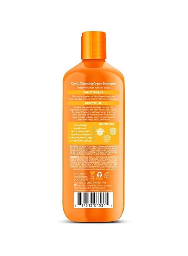Cantu Shea Butter Cleansing Cream Shampoo 400ml - Image 2