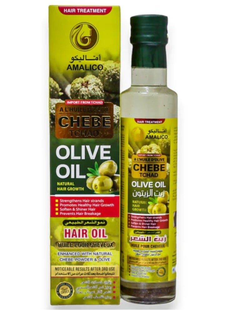 AMALICO Hair Oil Chebe Tchad Olive Oil 250 ml