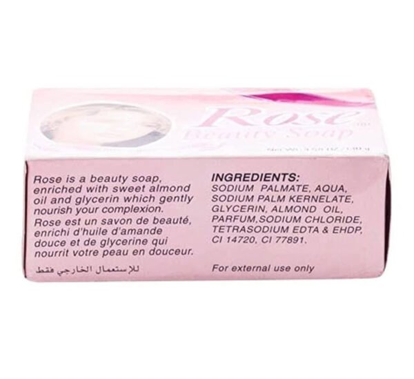 Rose Beauty Soap 130Gm - Image 2