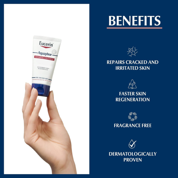 Eucerin Aquaphor Skin Soothing Balm Tube, 40g - Image 3