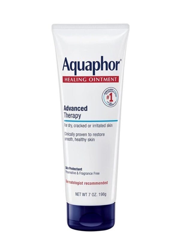 Aquaphor Healing Ointment, Advanced Therapy for Dry, Cracked or Irritated Skin, Dry Skin Moisturizer, 198g