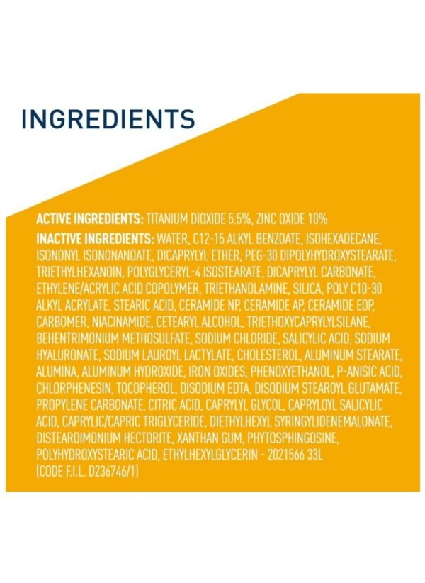 CeraVe Tinted Sunscreen SPF 30 | Hydrating Mineral Sunscreen with Zinc Oxide and Titanium Dioxide | Sheer Tint for a Healthy Glow | 1.7 fl oz 50ml - Image 6