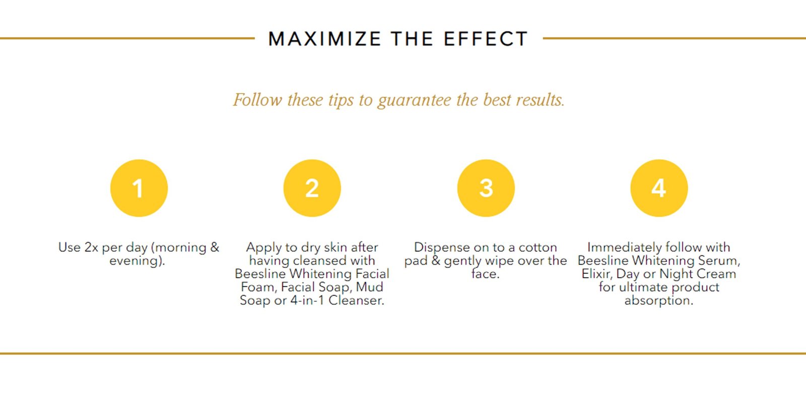 Beesline Whitening Facial Toner 200ml - Image 6