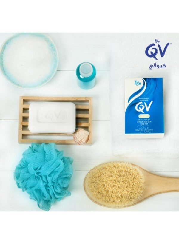 QV Cleansing Bar For Sensitive And Dry Skin Soap Free Refresh Your Skin 100grams - Image 5