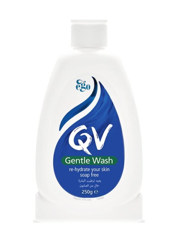 Qv Gentle Wash - Mild And Soothing Cleanser For Dry And Sensitive Skin 250ml