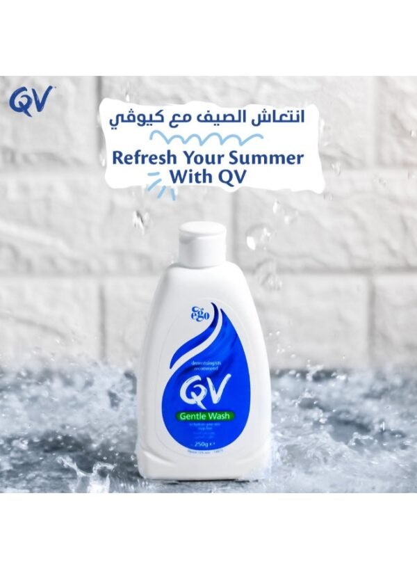 Qv Gentle Wash - Mild And Soothing Cleanser For Dry And Sensitive Skin 250ml - Image 2