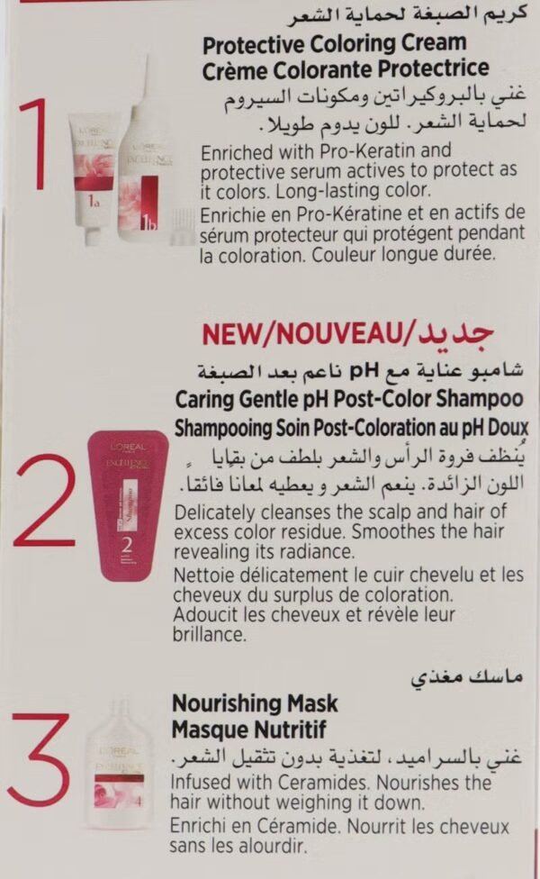 L’Oréal Paris Excellence Creme Triple Care Color Packaging may vary 9.1 Very Light Ash Blonde - Image 3