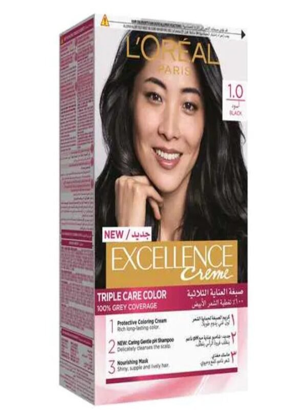 L’Oréal Paris Excellence Creme Triple Care Color 1 Black 192ml