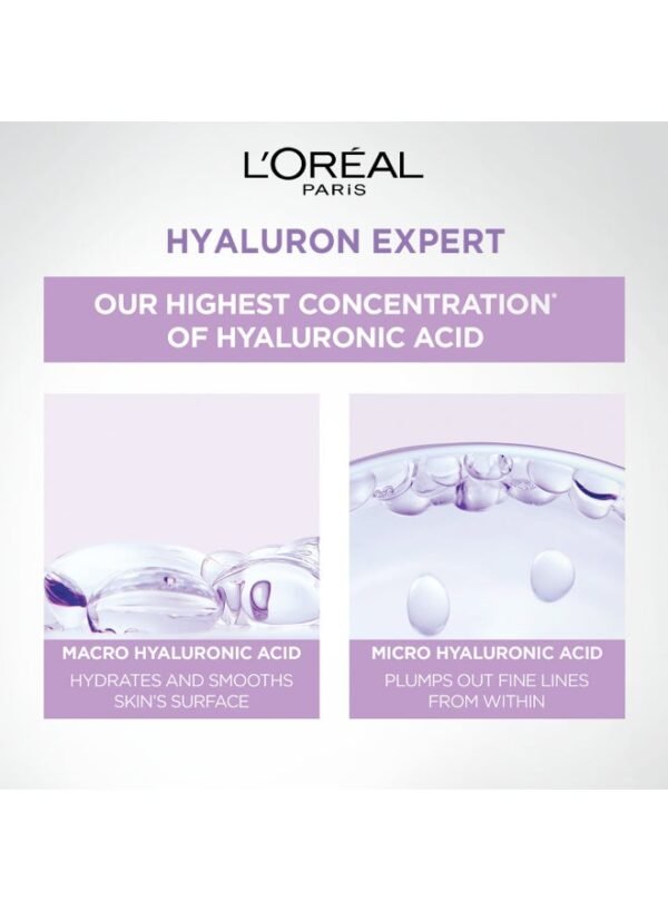 L’Oréal Paris Hyaluron Expert Repluming Moisturizing Eye Cream - White 15ml - Image 6