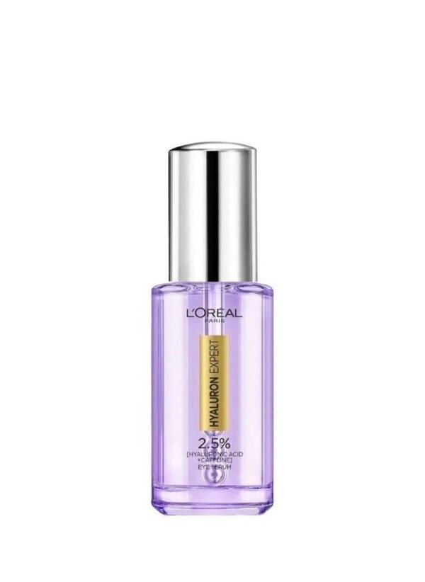 L'Oréal Paris Hyaluron Expert Eye Serum with 2.5% Hyaluronic Acid, Caffeine and Niacinamide - 20 ml