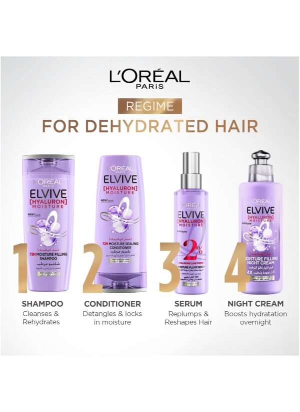 L'Oréal Paris Elvive Hyaluronic Acid Moisturizing Serum 150ml - Image 6