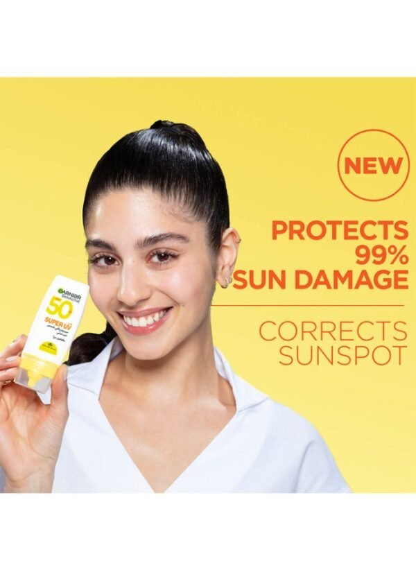 Garnier Skin Active Super UV Invisible Sunscreen Serum 30ml, SPF 50, Very High UVA/UVB Protection, Non-White Effect, Lightweight, Non-Pore Clogging - Image 5