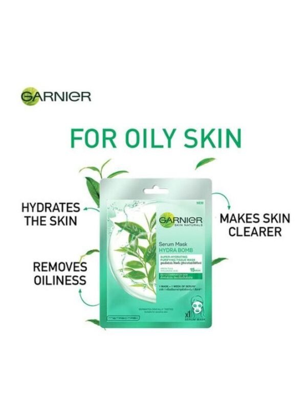 Garnier Skin Active Hydrabomb Clear Sheet Mask 28g - Image 3