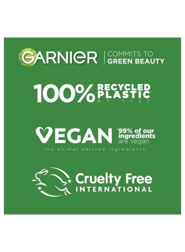 Garnier Fast Bright Face Mask for Instant Whitening with Vitamin C and Milky Formula, Transparent, 28g - Image 9