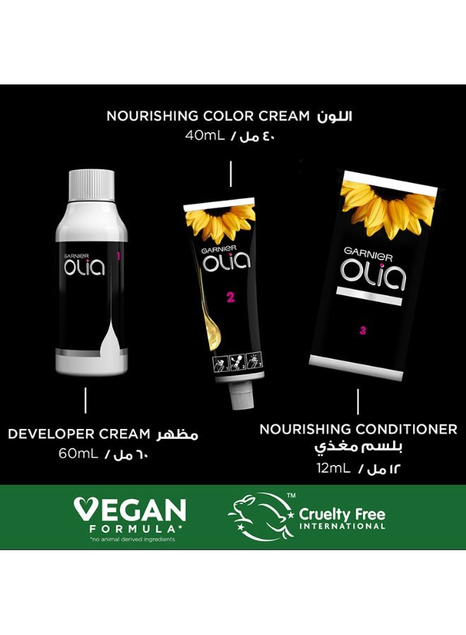 Garnier Olia Permanent Hair Dye Without Ammonia 5.35 Chocolate Brown - Image 10