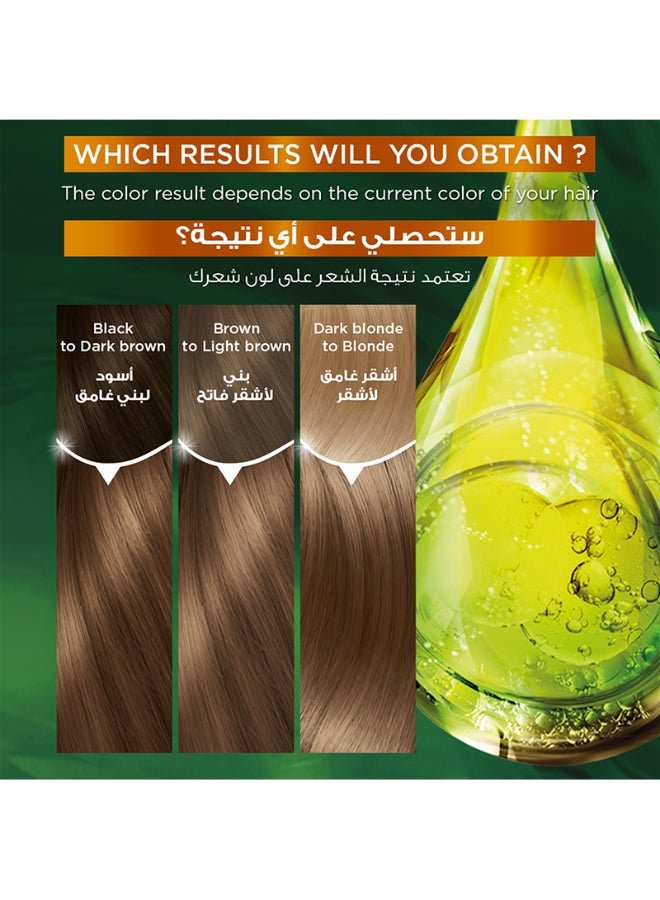 Garnier Color Naturals Crème Hair Dye 6.1 Dark Ash Blonde - Image 6