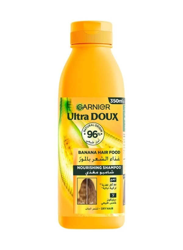 Garnier Ultra Doux Nourishing Banana Shampoo for Dry Hair - 350 ml