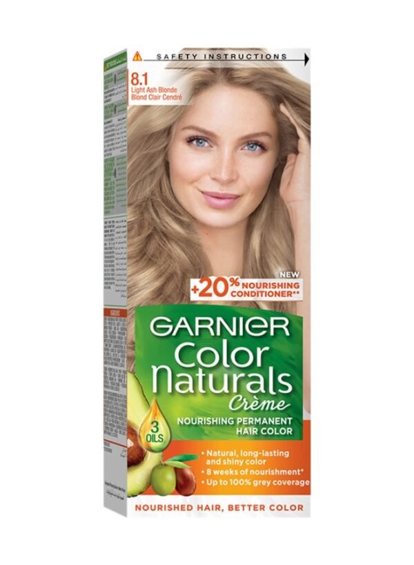 Garnier Color Naturals Crème Hair Dye 8.1 Light Ash Blonde