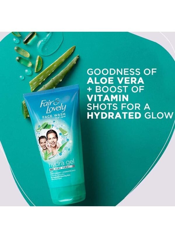 Fair & Lovely Hydra Gel Face Wash 150grams - Image 4