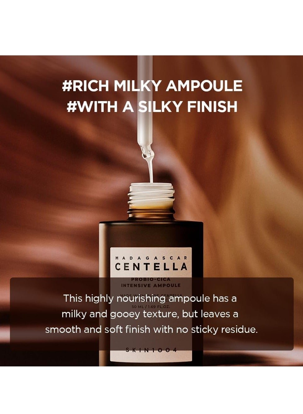 Skin1004 Centella Asiatica Ampoule Facial Serum from Madagascar 100% Centella Asiatica Extract Soothes Sensitive and Acne-Prone Skin Probio Cica Ampoule - Image 2