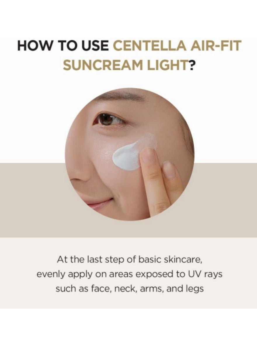 Skin1004 Madagascar Centella Air Fit Sunscreen SPF 30, 1.69 fl oz - 50 ml - Image 6