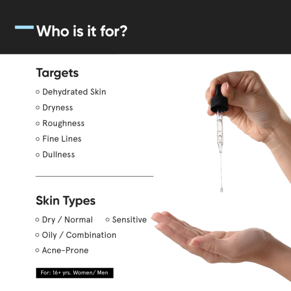 Minimalist Hyaluronic Acid Serum for Intense Hydration, Glow, and Fine 02% Lines | 30ml | Daily Facial Moisturizing Serum for Dry, Normal, and Oily Skin - Image 2