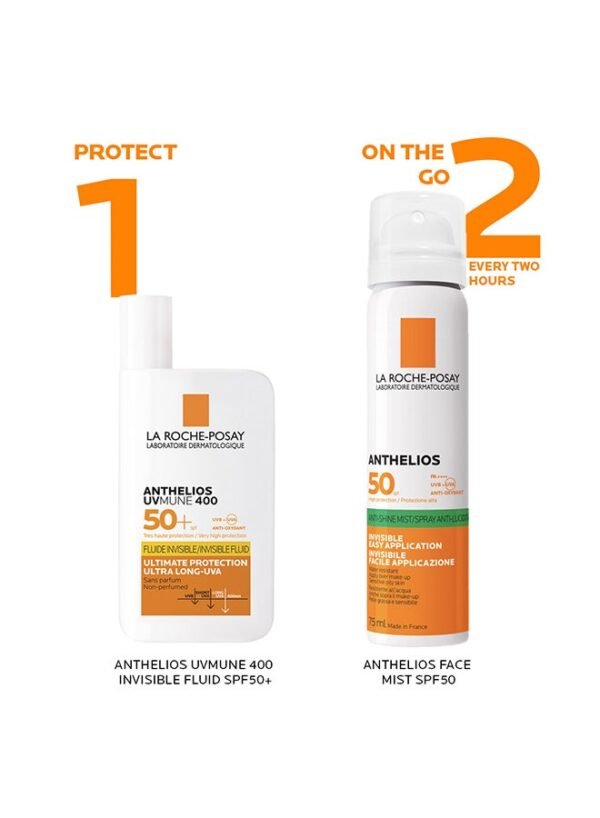 La roche-posay Anthelios UVMune400 50+Invisible Fluid 50ml - Image 5