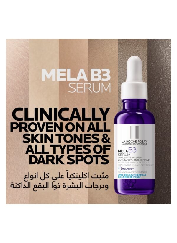La Roche posay Mela B3 Anti-Dark Spots Concentrate Serum With Niacinamide For All Skin Types 30Ml - Image 6