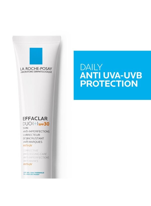 La Roche posay Effaclar Duo+ Spf30 Treatment Cream For Oily And Acne Prone Skin 40ml - Image 3