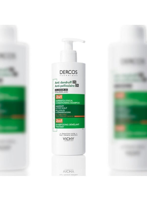 Dercos Anti-Dandruff DS 2 in 1 Shampoo + Condicioner 400ml - Image 3
