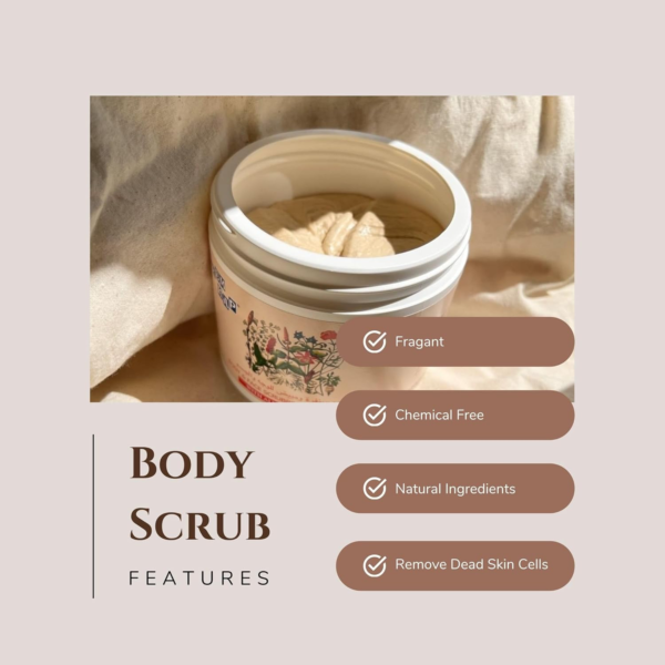 Krem kap Body and Face Exfoliating Scrub, for all skin types, removes dead skin and increases skin smoothness, 500 ml - Image 2
